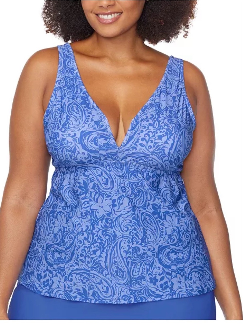 Raisins Curve Plus Size 2 Pieces Tankini Top & Bikini Bottom Size 22W